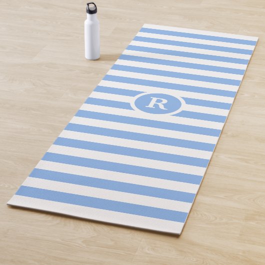 Kluges Monogramm gestreift Yogamatte (Beispiel)