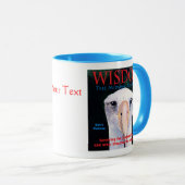 "KLUGHEIT, der mittlere Albatros-" Tasse (VorderseiteRechts)