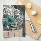 Klugheit in der Naturblumeneule Handtuch (Viertel Falte)