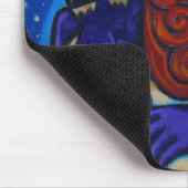 Klugheit und Sicherheit mousepad (Ecke)