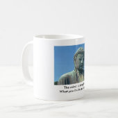 Klugheit von Buddha Kaffeetasse (Vorderseite Links)
