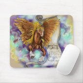 Klugheit von einem Pegasus, mousepad (Mit Mouse)