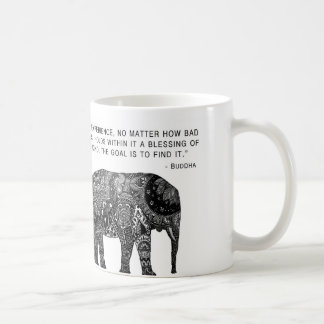 Klugheits-Buddha-Elefant-Tasse Kaffeetasse