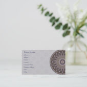 Klugheits-Mandala • Visitenkarte (Stehend Vorderseite)