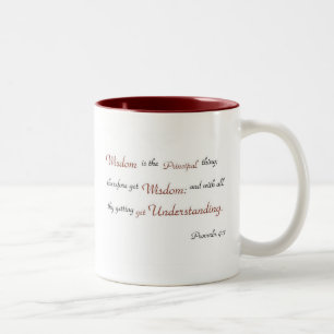 Klugheits-Tasse 2 Zweifarbige Tasse
