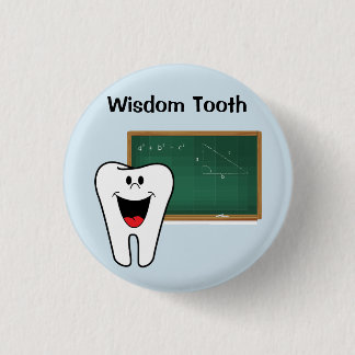 Klugheits-Zahn-Button Button