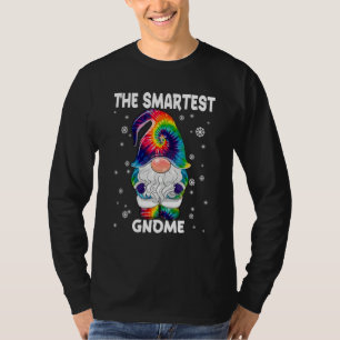 Klugsster Gnom Frohe Weihnachten Tie Dye Schlafanz T-Shirt