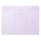 Klummertummel zum Auflisten von Notepad Notizblock (Vorderseite)