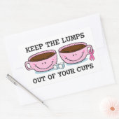 Klumpen aus Aufkleber (Umschlag)