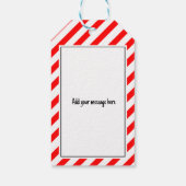 Klumpen Coal lustig funky Weihnachtsgeheimnis Sant Geschenkanhänger (Rückseite)