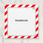 Klumpen Coal lustig funky Weihnachtsgeheimnis Sant Geschenkanhänger (Rückseite)