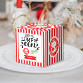 Klumpen Coal lustiges Weihnachtsgeheimnis Santa Pa Geschenkschachtel