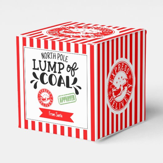 Klumpen Coal lustiges Weihnachtsgeheimnis Santa Pa Geschenkschachtel (Vorderseite)