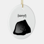 Klumpen der Kohlenverzierung Keramikornament (Rechts)