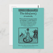 Klumpen in der Nachtpostkarte Postkarte (Vorne/Hinten)