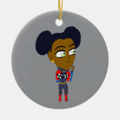 Klumpen Keramik Ornament (Vorne)