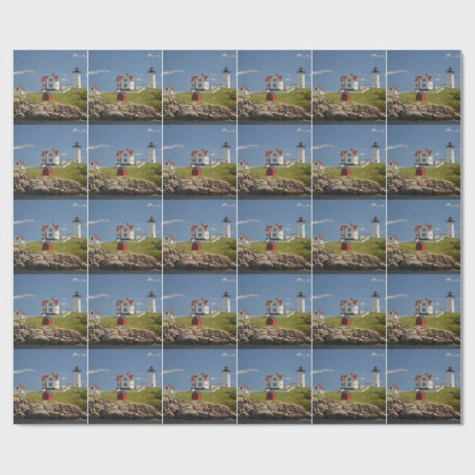 Klumpen-Leuchtturm Geschenkpapier (Flach)