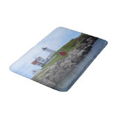 Klumpen-Leuchtturm - Maine Badematte (Schrägansicht)