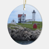 Klumpen-Leuchtturm - Maine Keramikornament (Links)