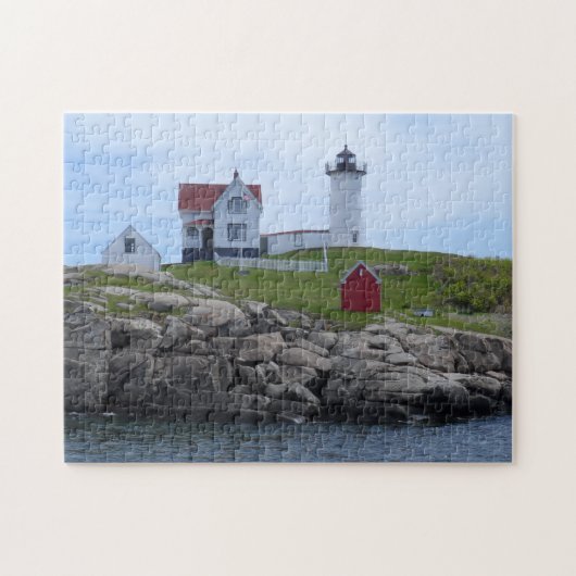 Klumpen-Leuchtturm - Maine Puzzle (Horizontal)