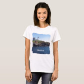 Klumpen Leuchtturm-Maine T-Shirt (Vorne ganz)