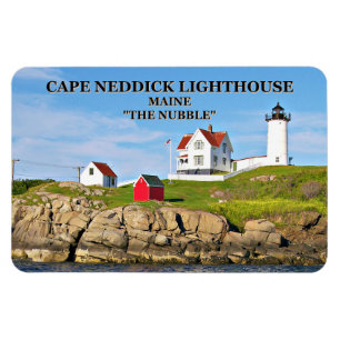 Klumpen-Licht, Kap Neddick Maine Flexi Magnet