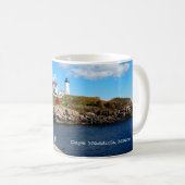 Klumpen-Licht, Kap Neddick, Maine Kaffeetasse (VorderseiteRechts)