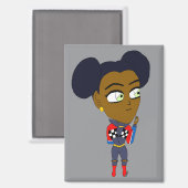 Klumpen Magnet (Vorderseite/Rückseite)