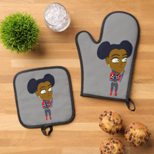 Klumpen Ofenhandschuh & Topflappen-Set