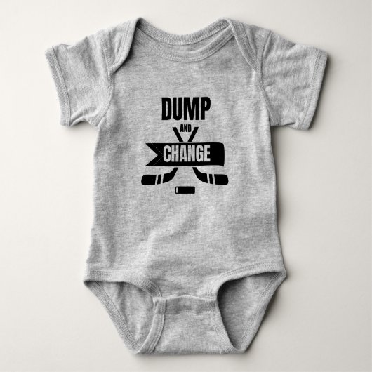 Klumpen und Hockey Baby wechseln Baby Strampler (Vorderseite)