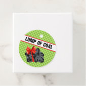 Klumpen von Kohlegiftmarken Geschenkanhänger (Beispiel)