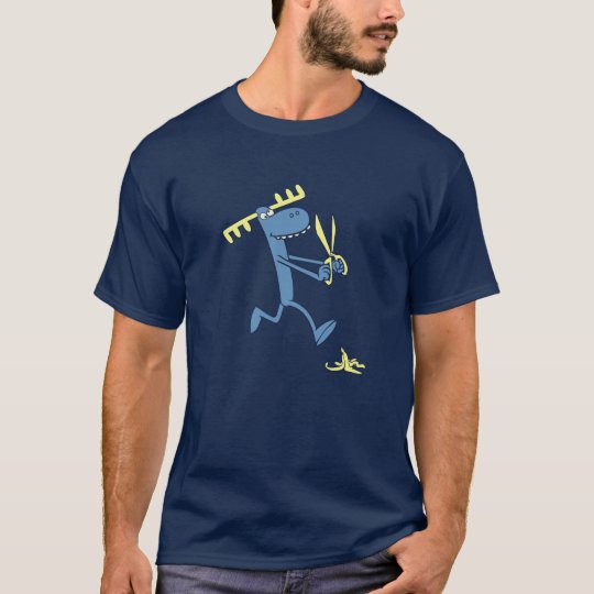 Klumpiger Betrieb mit Scheren T-Shirt