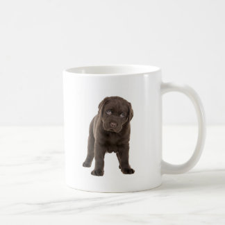 Klumpiger Schokoladen-Labrador-Welpe Kaffeetasse