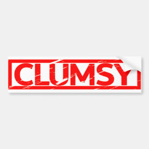 Klumsy Briefmarke Autoaufkleber