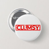 Klumsy Briefmarke Button (Vorne & Hinten)