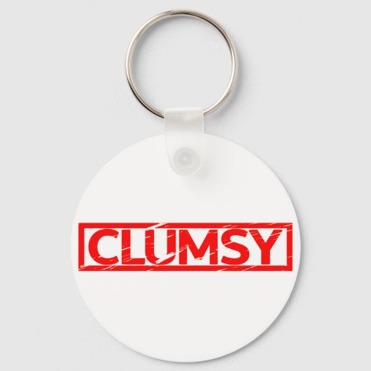 Klumsy Briefmarke Schlüsselanhänger (Vorderseite)