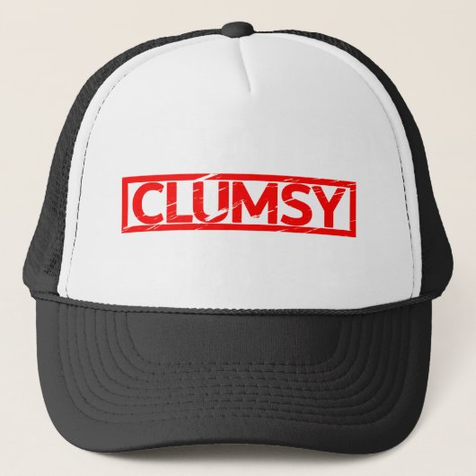 Klumsy Briefmarke Truckerkappe (Vorderseite)