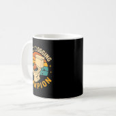 Klüngel verstopfende Chamon Lustiger Badezimmer Ve Kaffeetasse (Vorderseite Links)