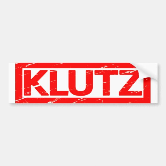 Klutz Briefmarke Autoaufkleber (Vorne)