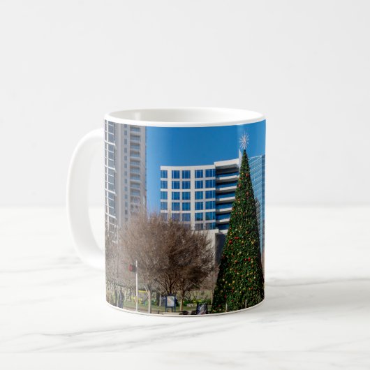Klyde Warren Dallas Weihnachtskaffee-Tasse Kaffeetasse (Vorderseite Links)