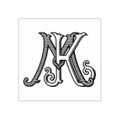 KM Initialen MK Monogramm Stempel Hochzeit (Prägung)