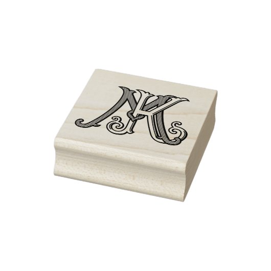 KM Initialen MK Monogramm Stempel Hochzeit (Stempel)