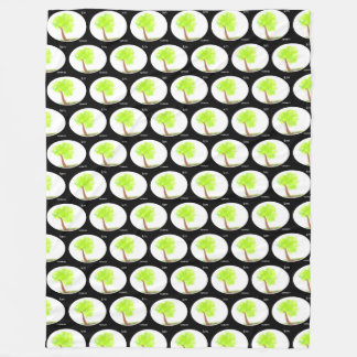 km tree painting 3D blanket Fleecedecke