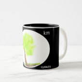 km tree painting mug zweifarbige tasse (VorderseiteRechts)
