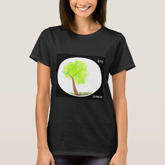 km tree painting shirt (Vorderseite)