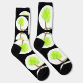 km tree painting socks socken (Rechts)