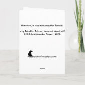 KMP Card 3 - Hemulen Moomins Karte (Rückseite)