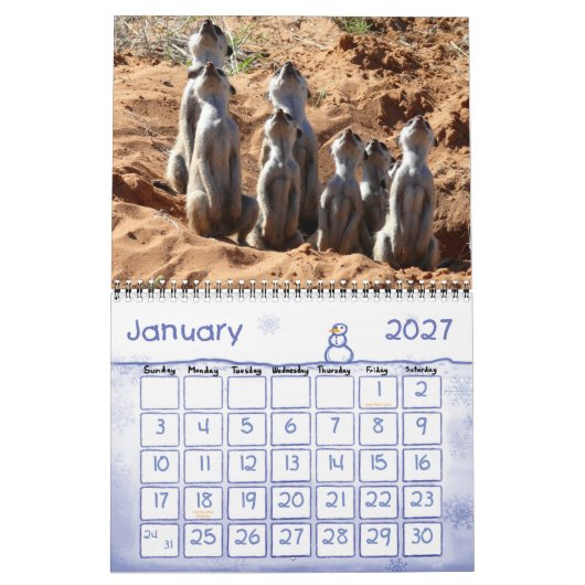 KMP Meerkats Kalender 2011 (Jan 2027)