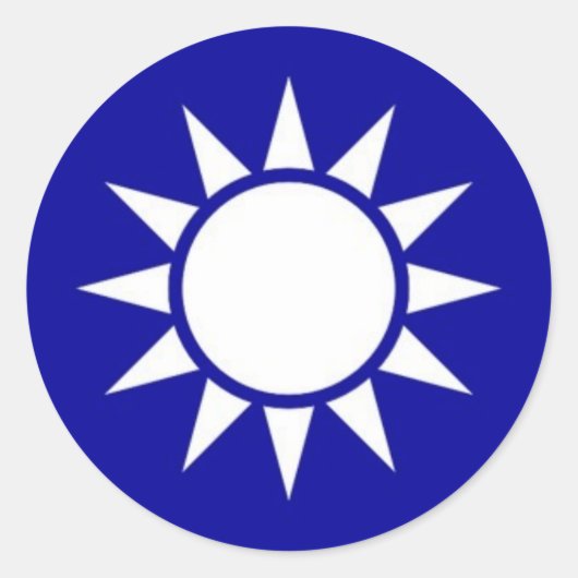 Kmtsymbol Runder Aufkleber (Vorderseite)