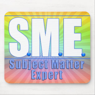 KMU-LOGO-THEMA EXPERTE WEISS/BLAU MOUSEPAD